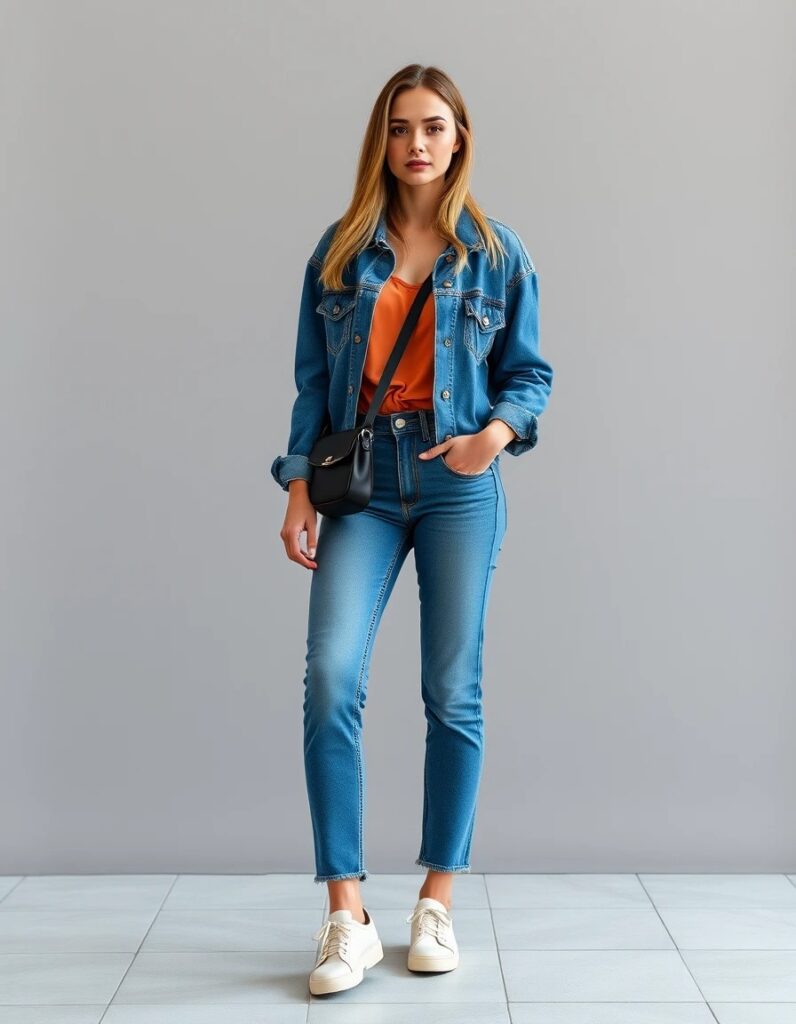 Denim-on-Denim for a Casual Friday