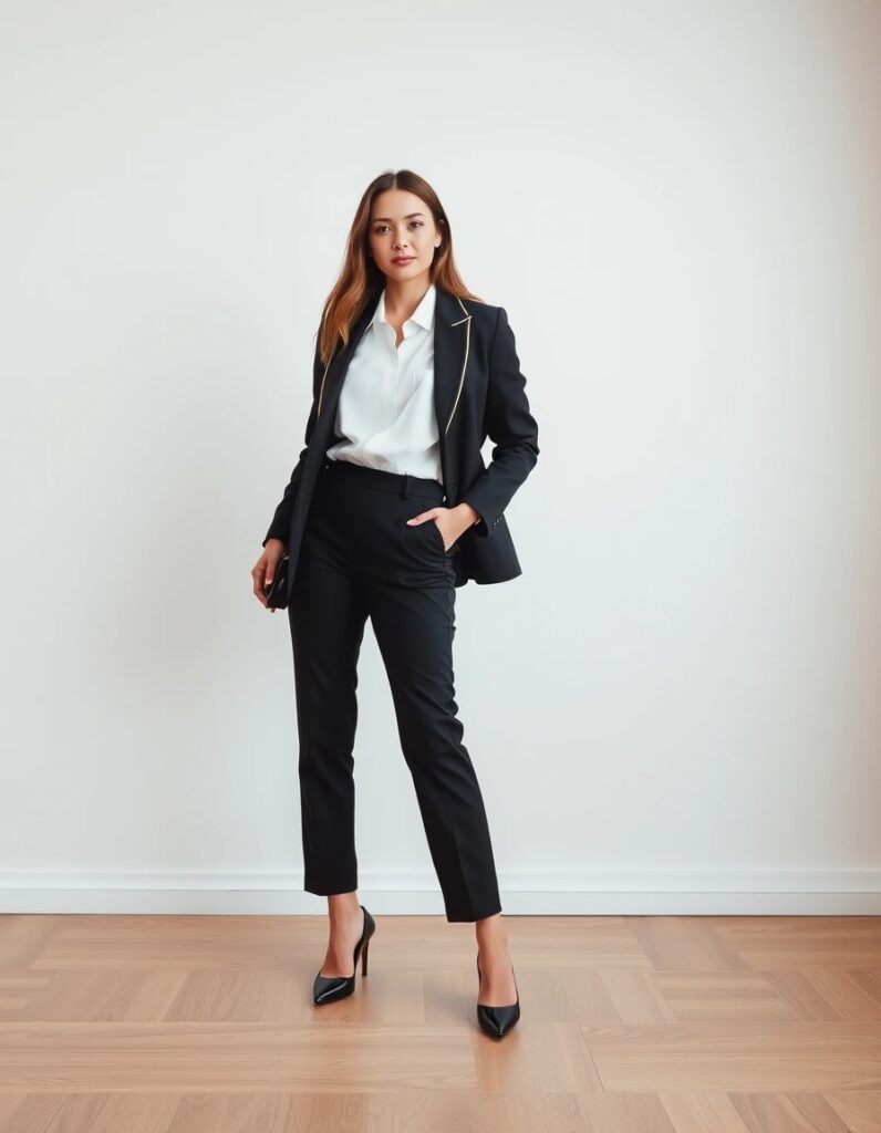Minimalist Chic for a Day at the Office