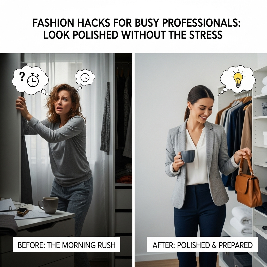 Fashion Hacks for Busy Professionals Look Polished Without the Stress